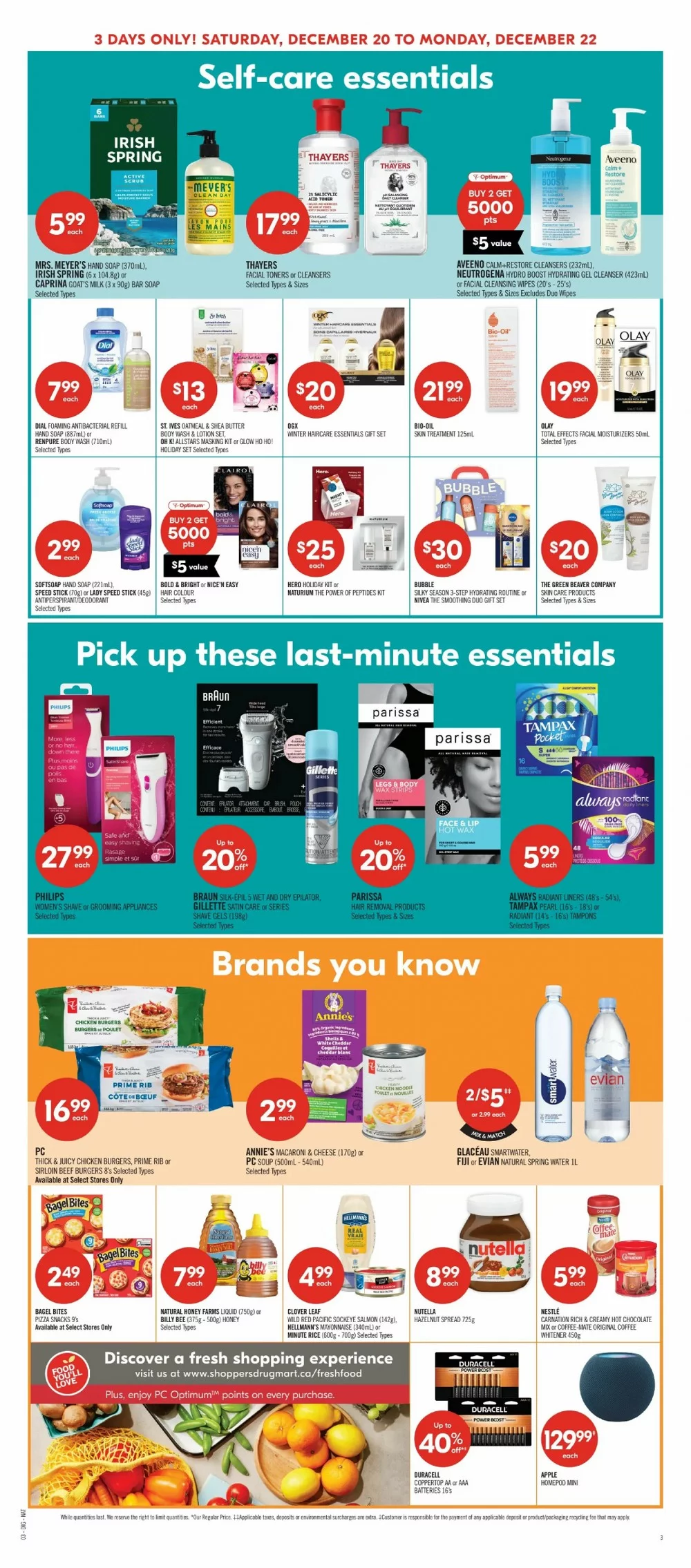 shoppers drug mart flyer december 20 25 15 45123752