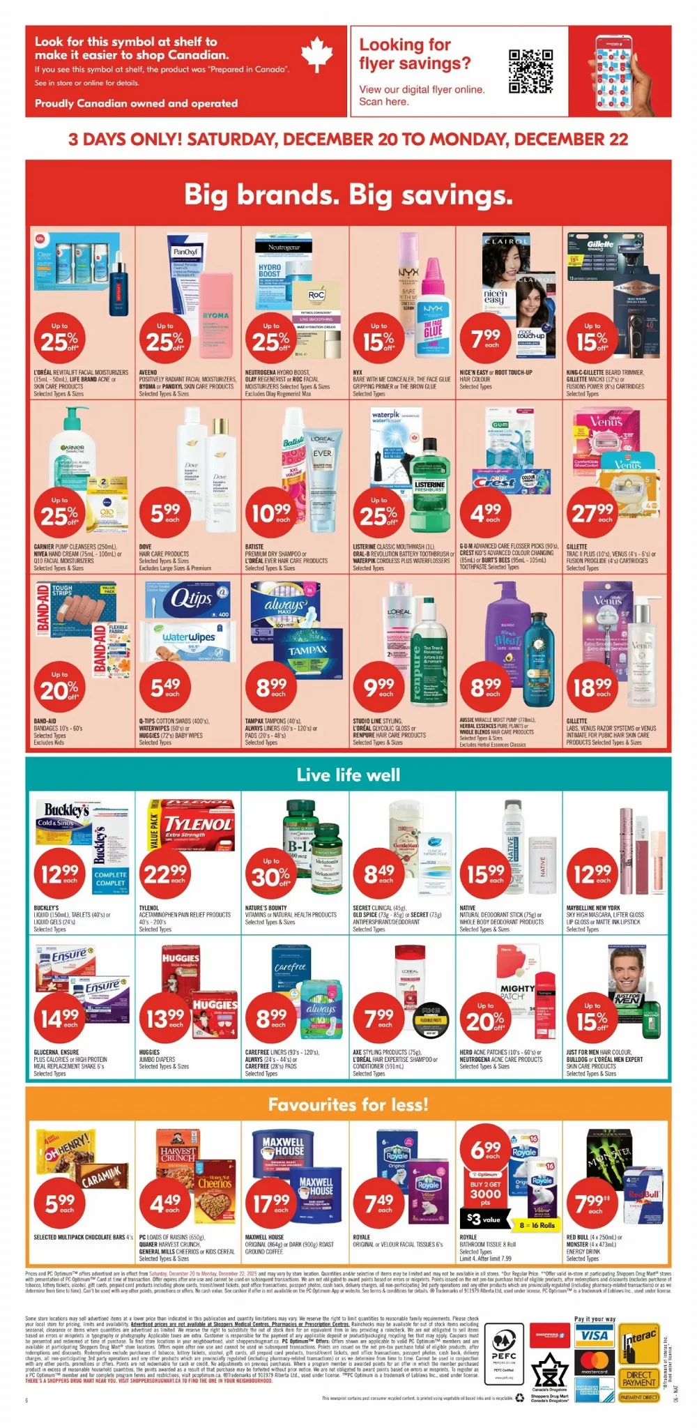 shoppers drug mart flyer december 20 25 16 08078163