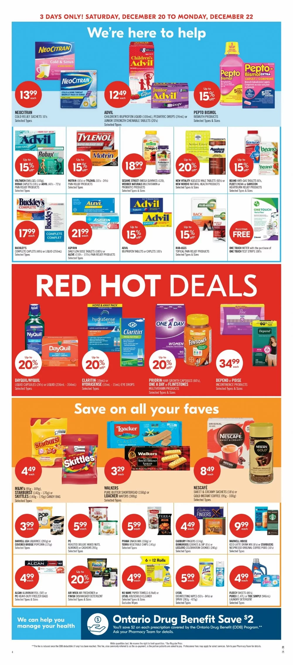 shoppers drug mart flyer december 20 25 7 02220354