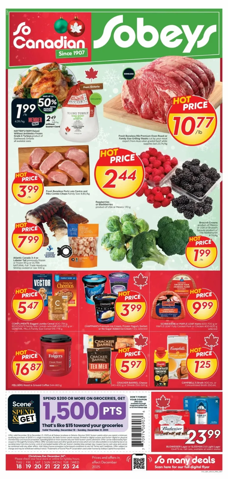 sobeys flyer ont.