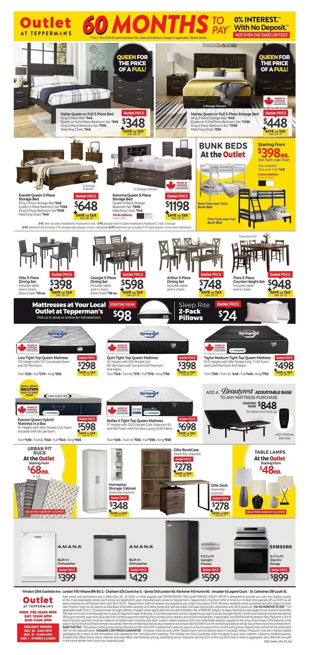 teppermans flyer december 26 31 12
