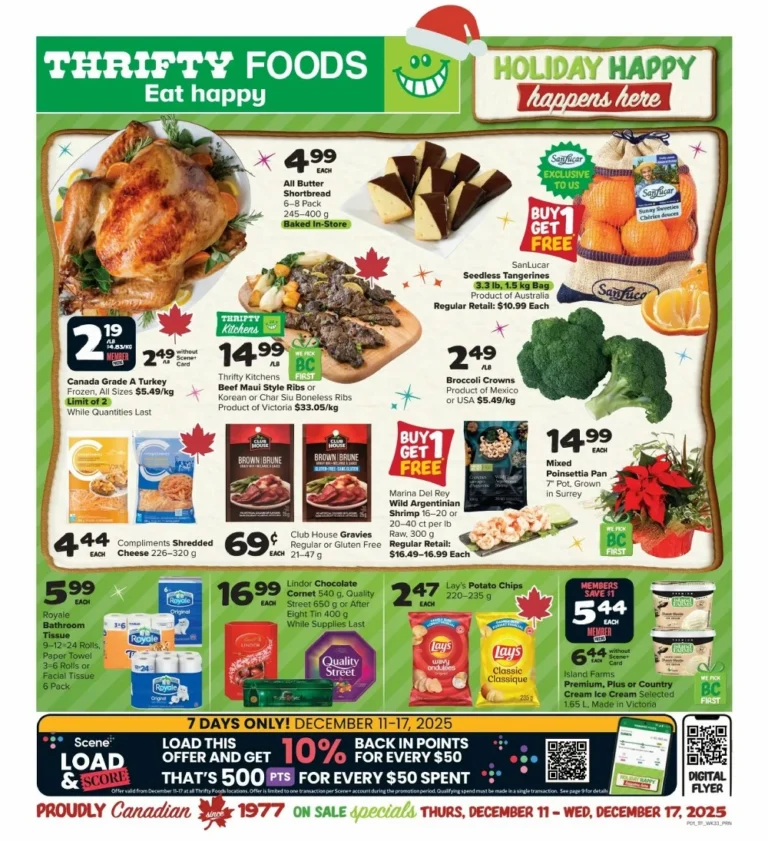 thrifty foods flyer, thrifty foods next week flyer