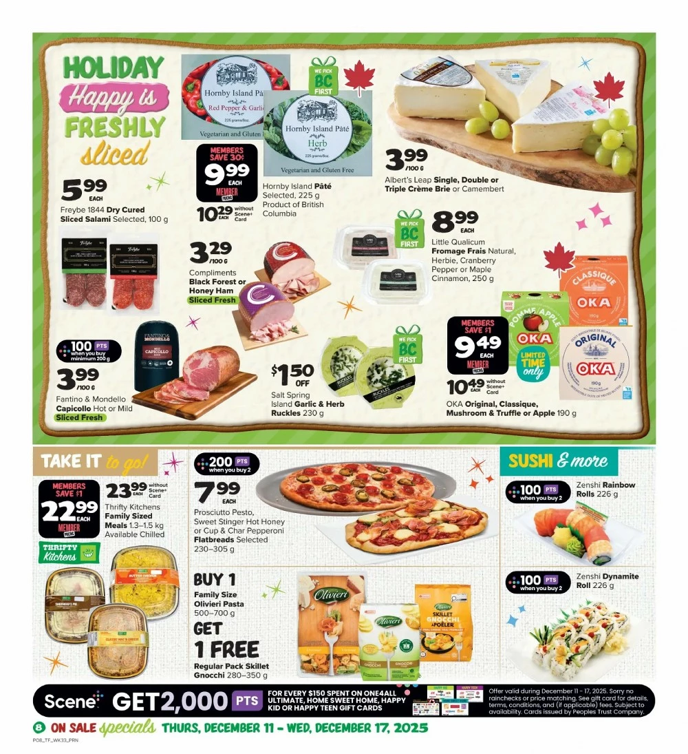 thrifty foods flyer december 11 17 9 14943298
