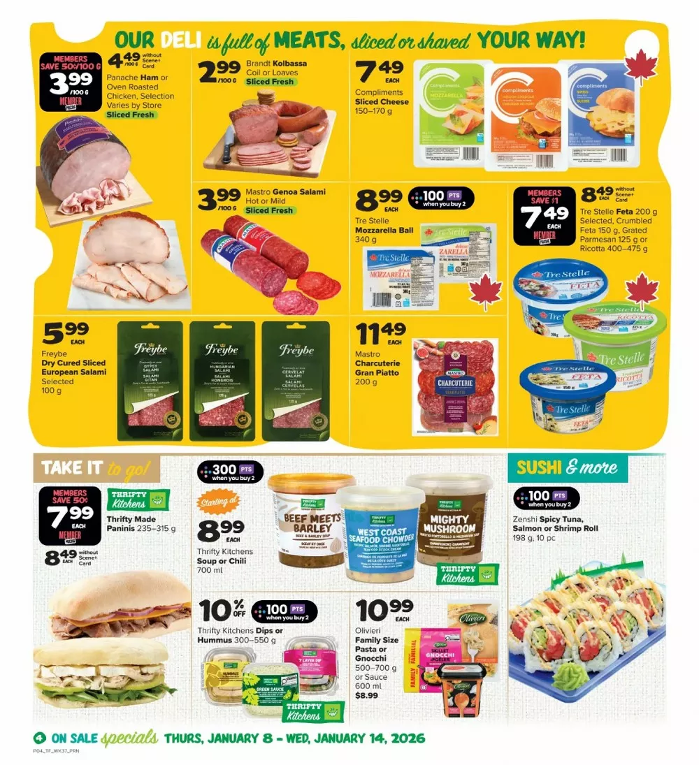 thrifty foods flyer january 8 14 7 35355346
