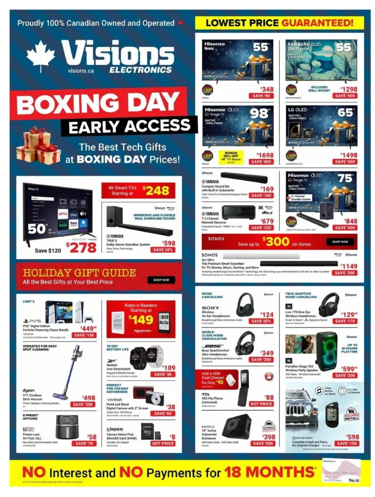 visions electronics flyer