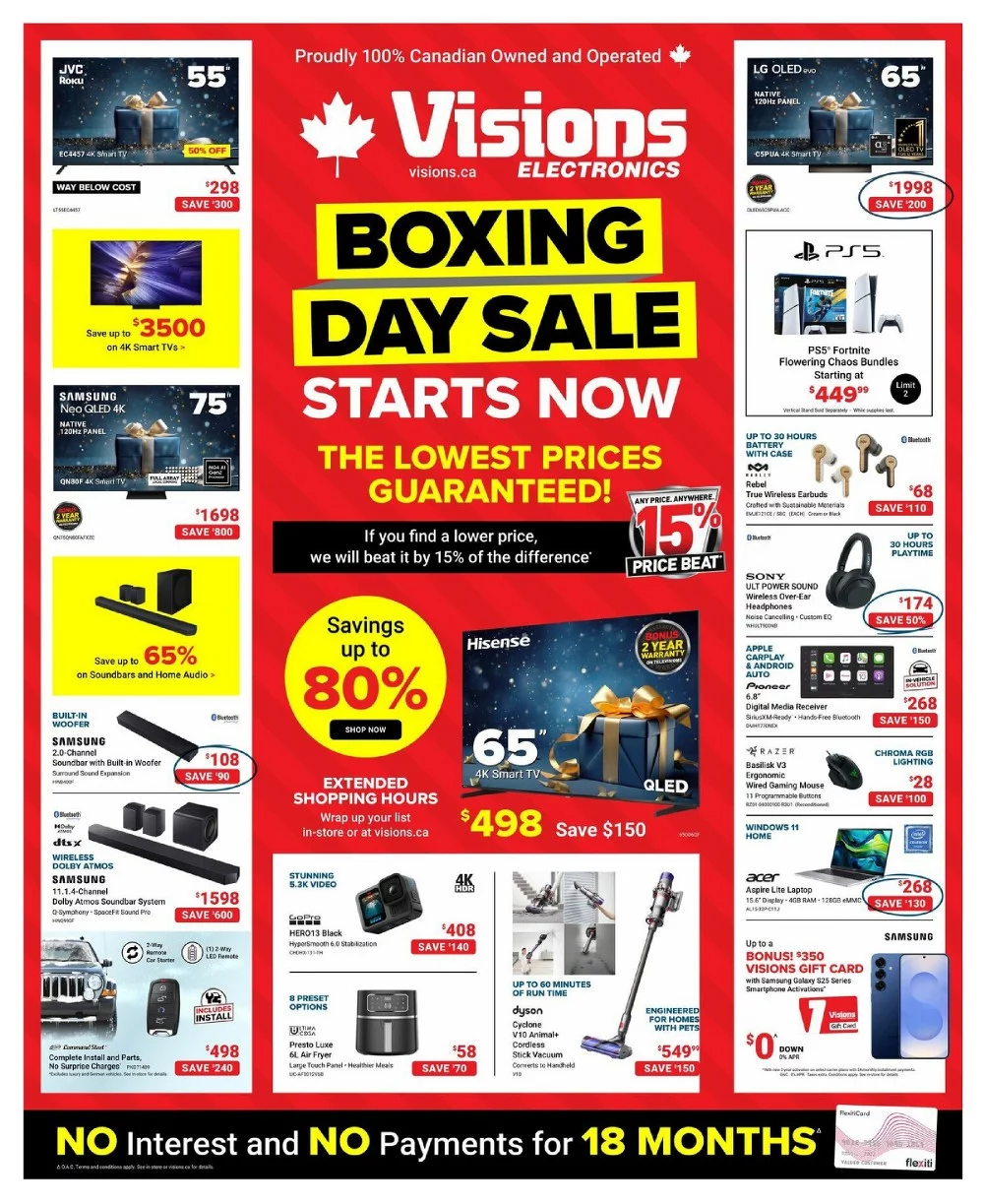 visions electronics flyer