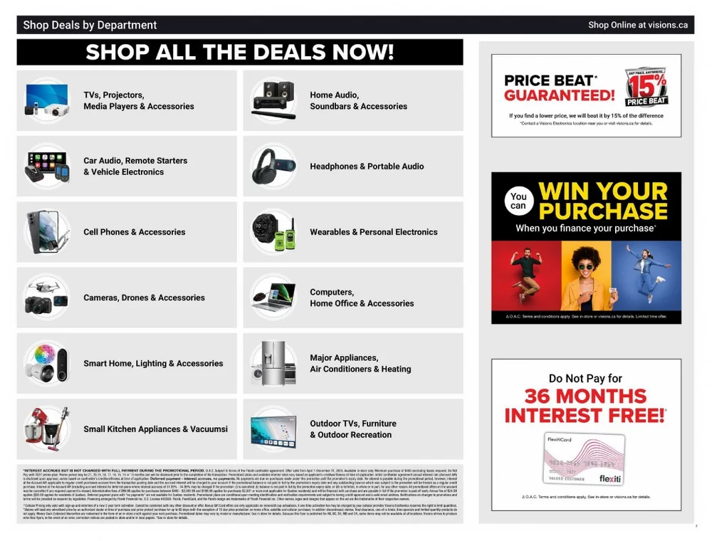 visions electronics flyer december 19 25 15