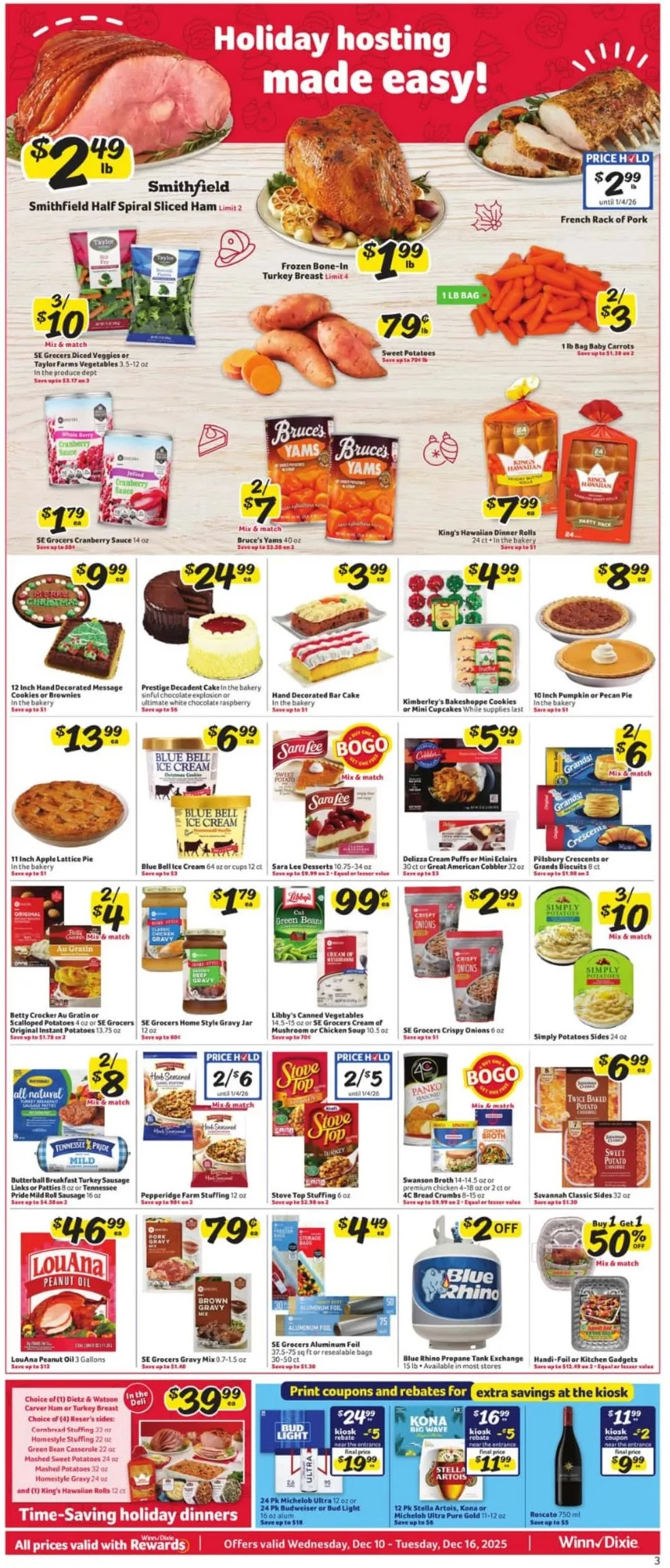 winn dixie weekly ad december 10 16 3