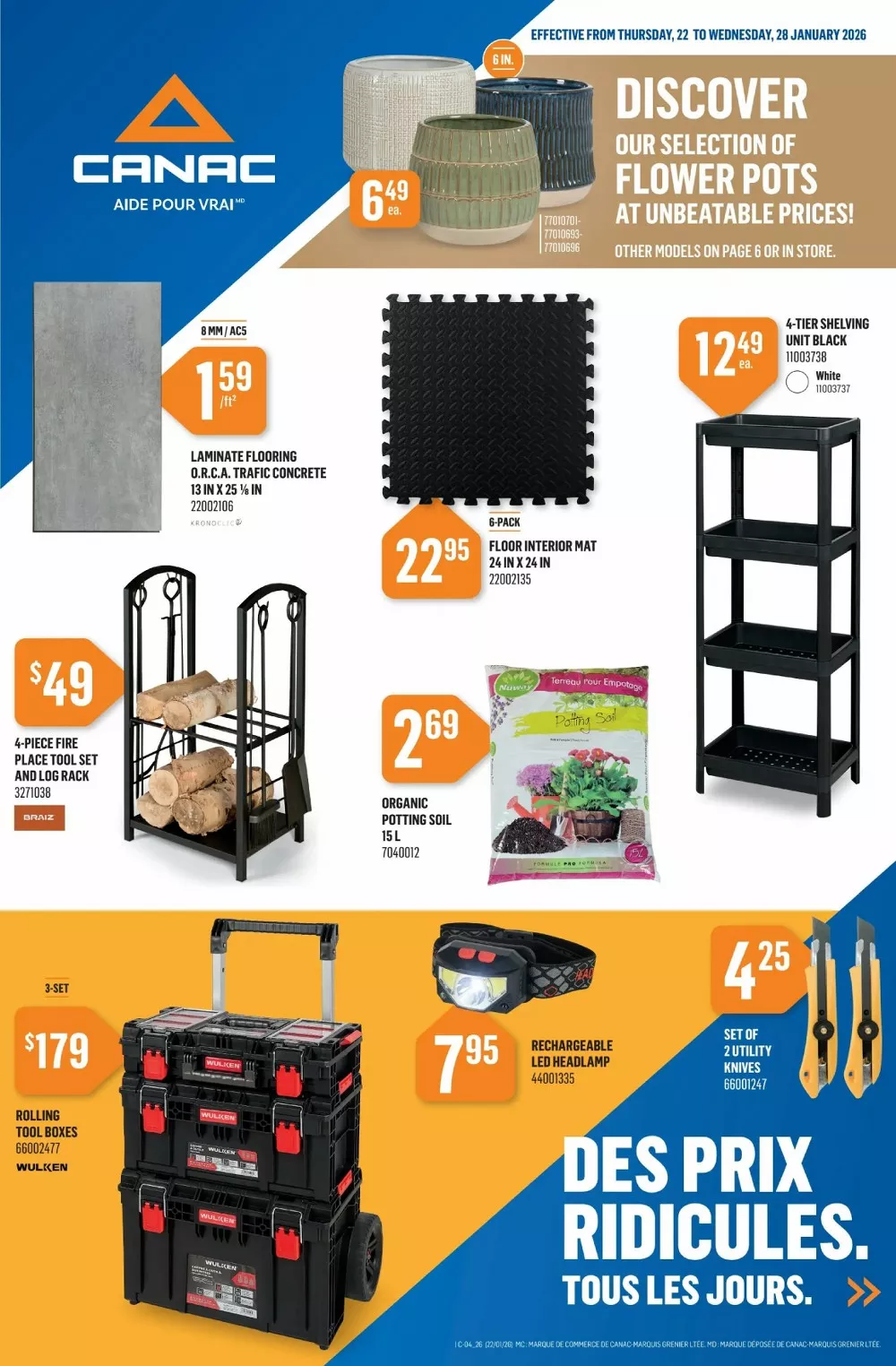 Canac Flyer January 29 to February 4, 2026 1 canac flyer week-4