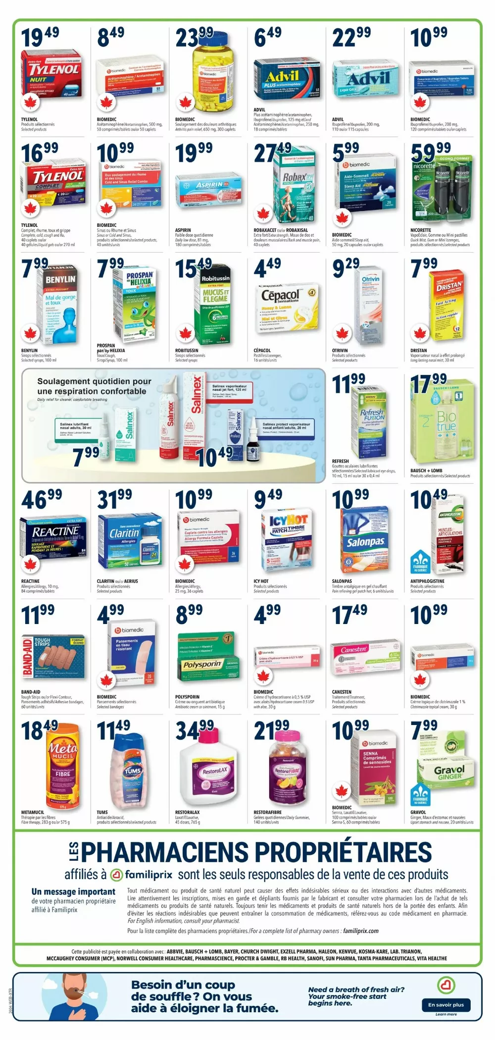 familiprix flyer january 22 28 5 37845469