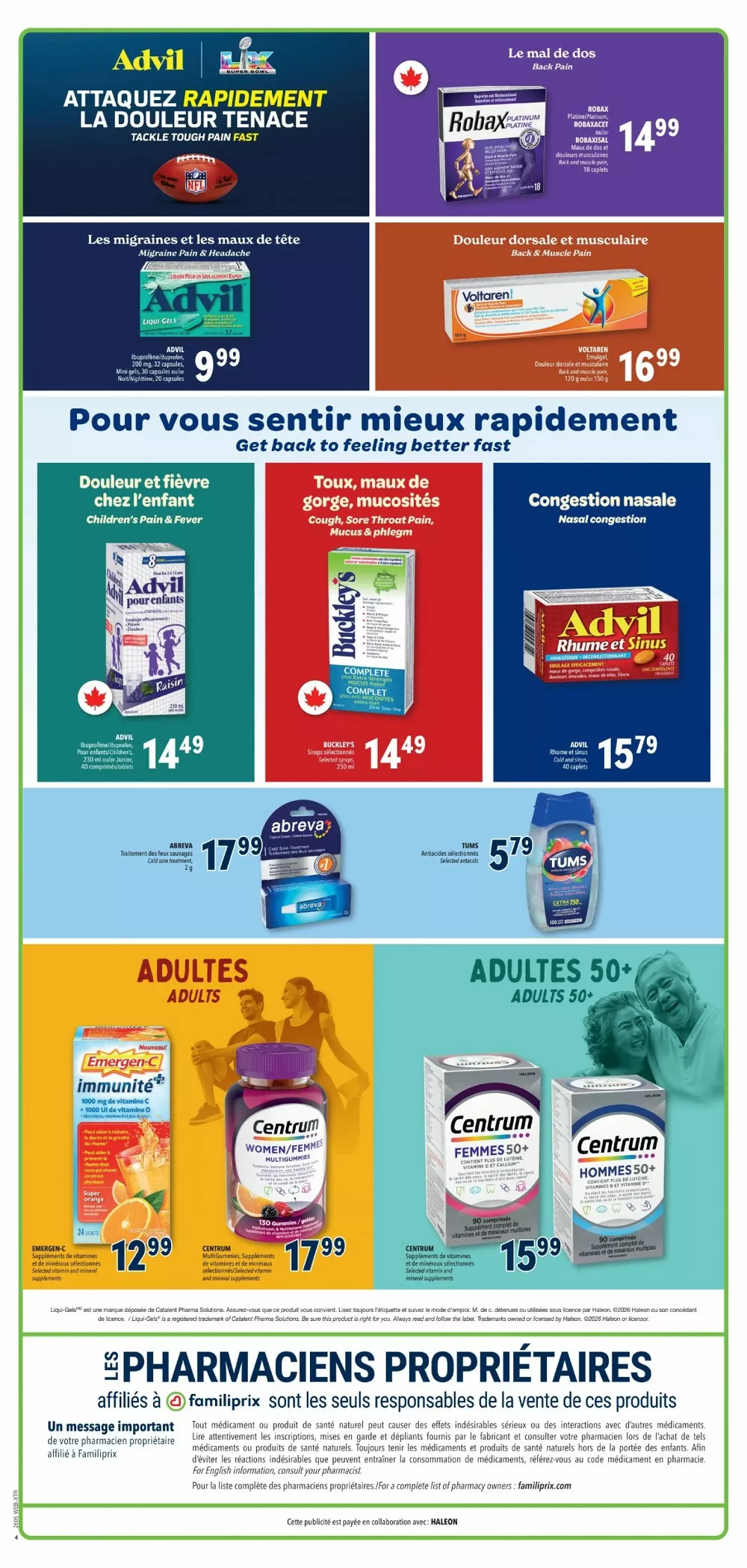 familiprix flyer january 29 february 4 4 91940313