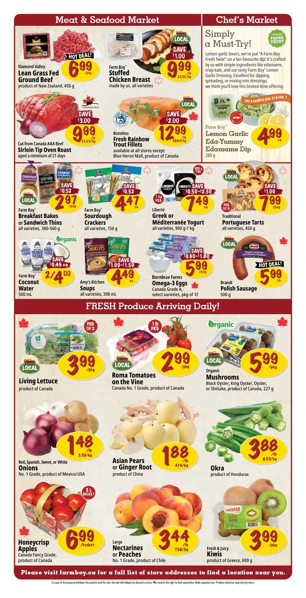 Farm Boy Flyer Canada February 5 to February 11, 2026 2 farmboy flyer january 29 february 4 2