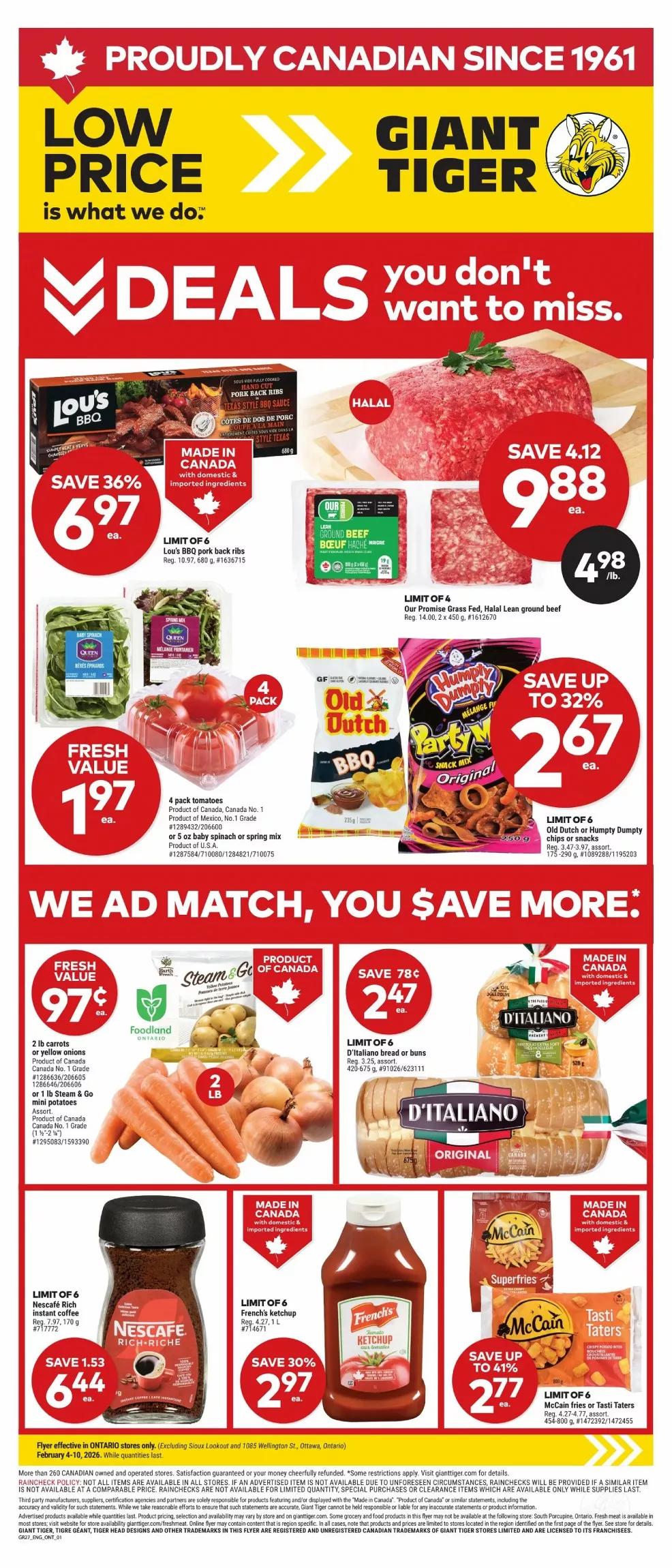 giant tiger flyer on week-6