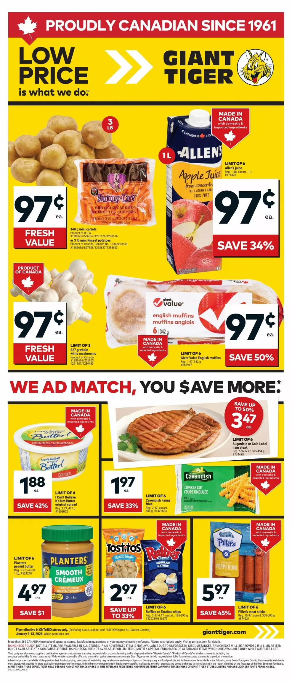 giant tiger flyer ont. week-2