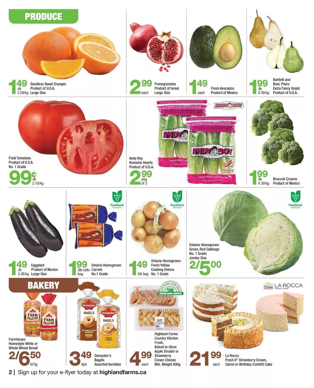 highland farms flyer january 22 february 4 2
