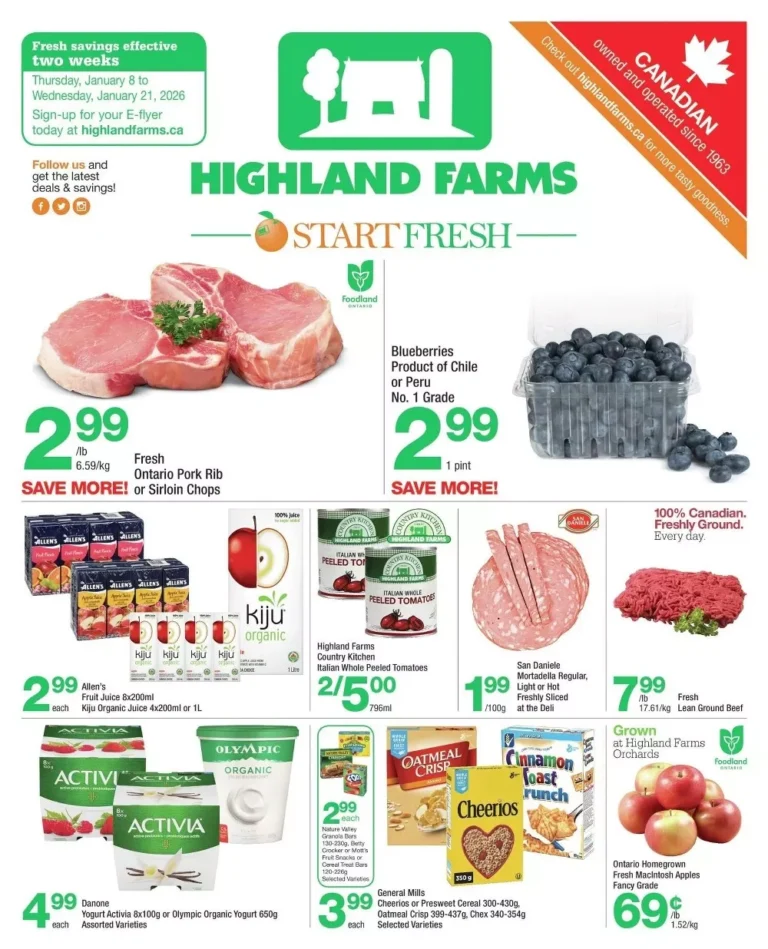 highland farms flyer