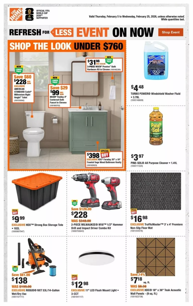 home depot flyer week-6