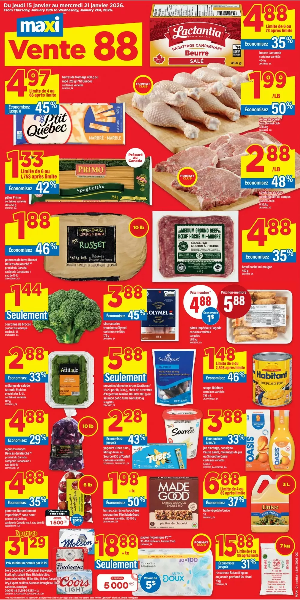 Maxi Flyer Canada January 15 to January 21, 2026 1 maxi flyer week-3