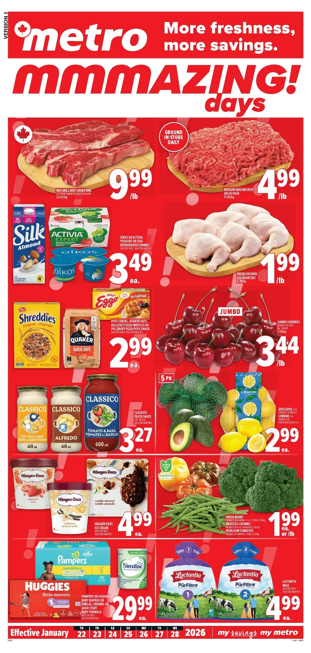 Metro Flyer Canada 29 January - 4 February, 2026 1 metro flyer on january 22 28 2