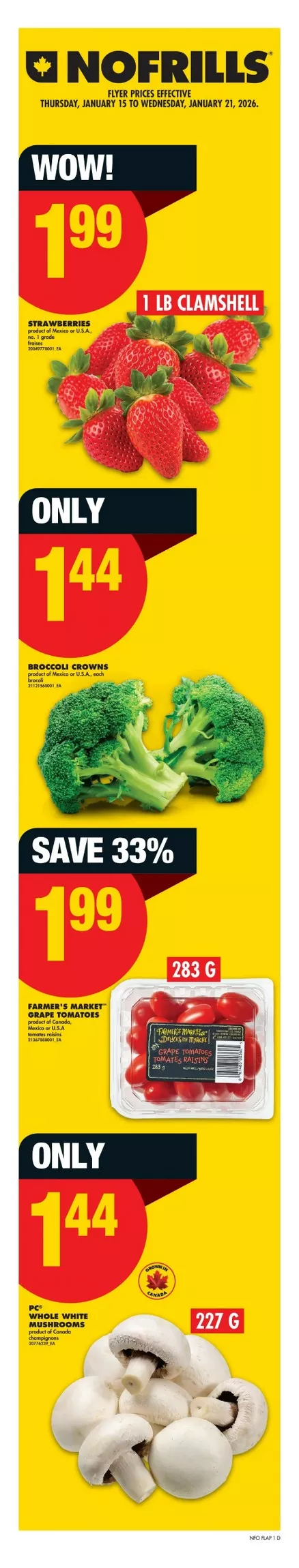 no frills flyer on week-3