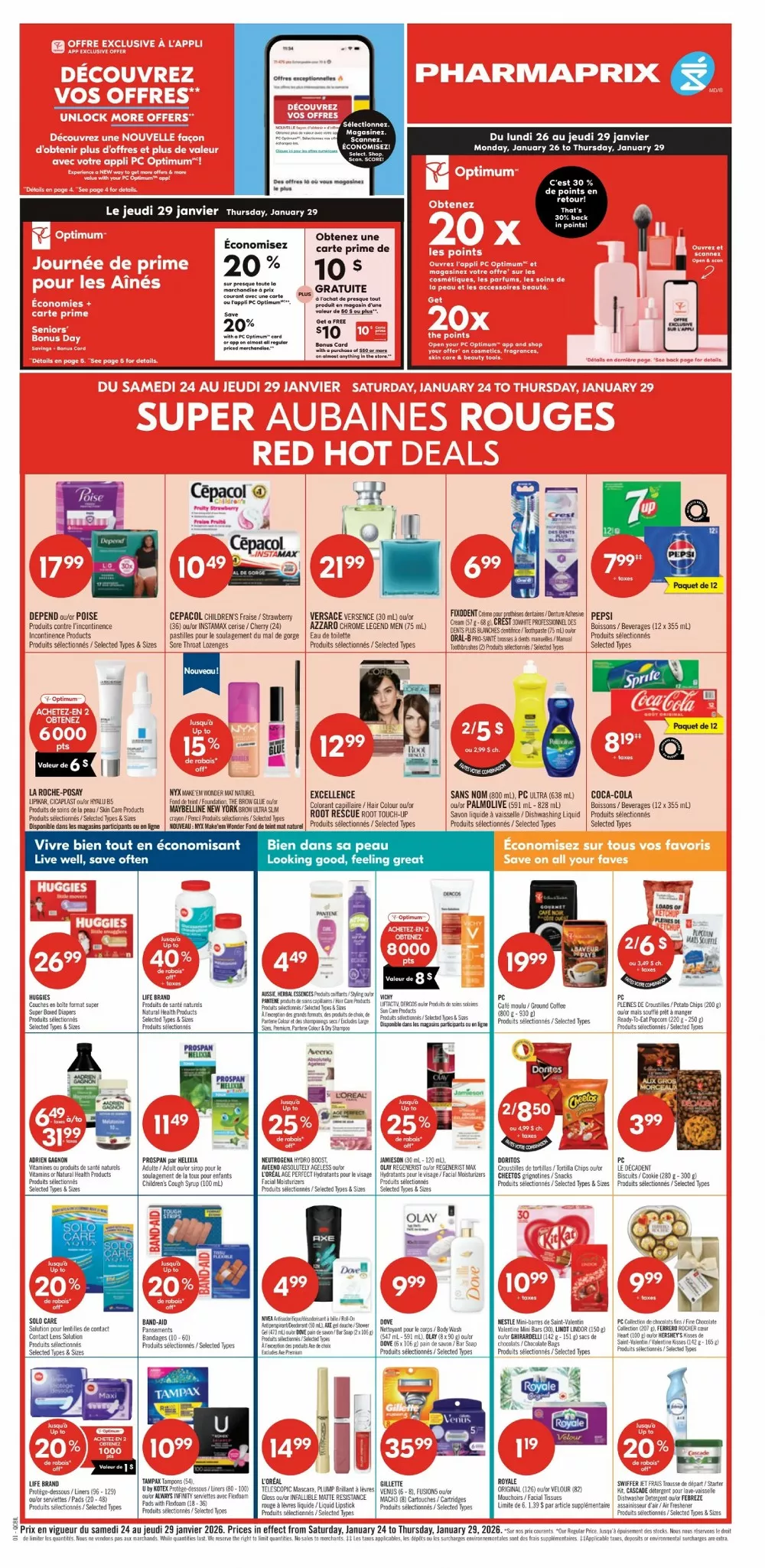 Pharmaprix Flyer January 24 to January 29, 2026 | FlyerSeek