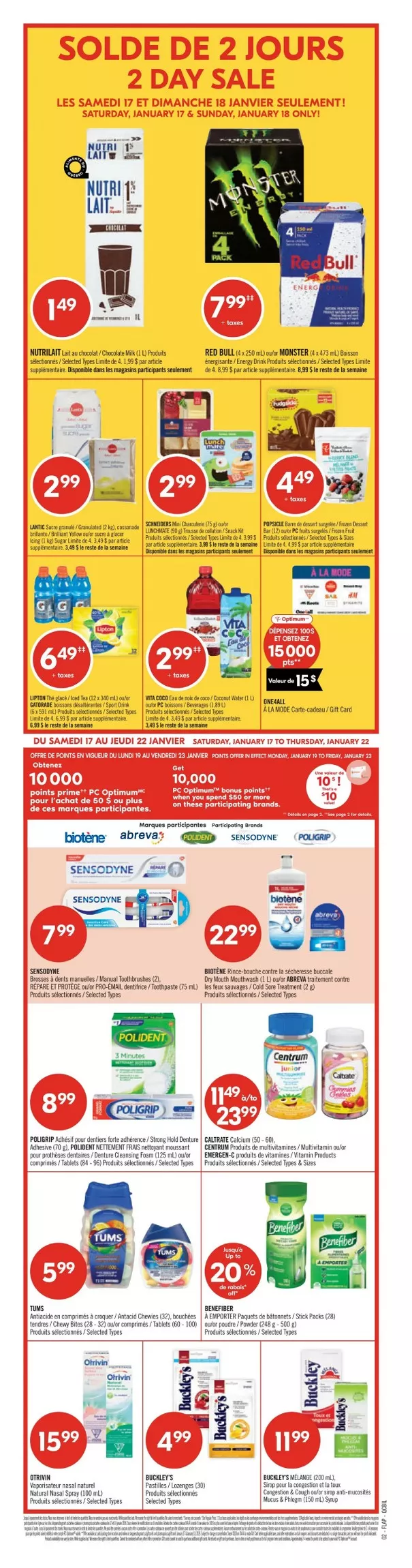 pharmaprix flyer january 17 22 2 62852783