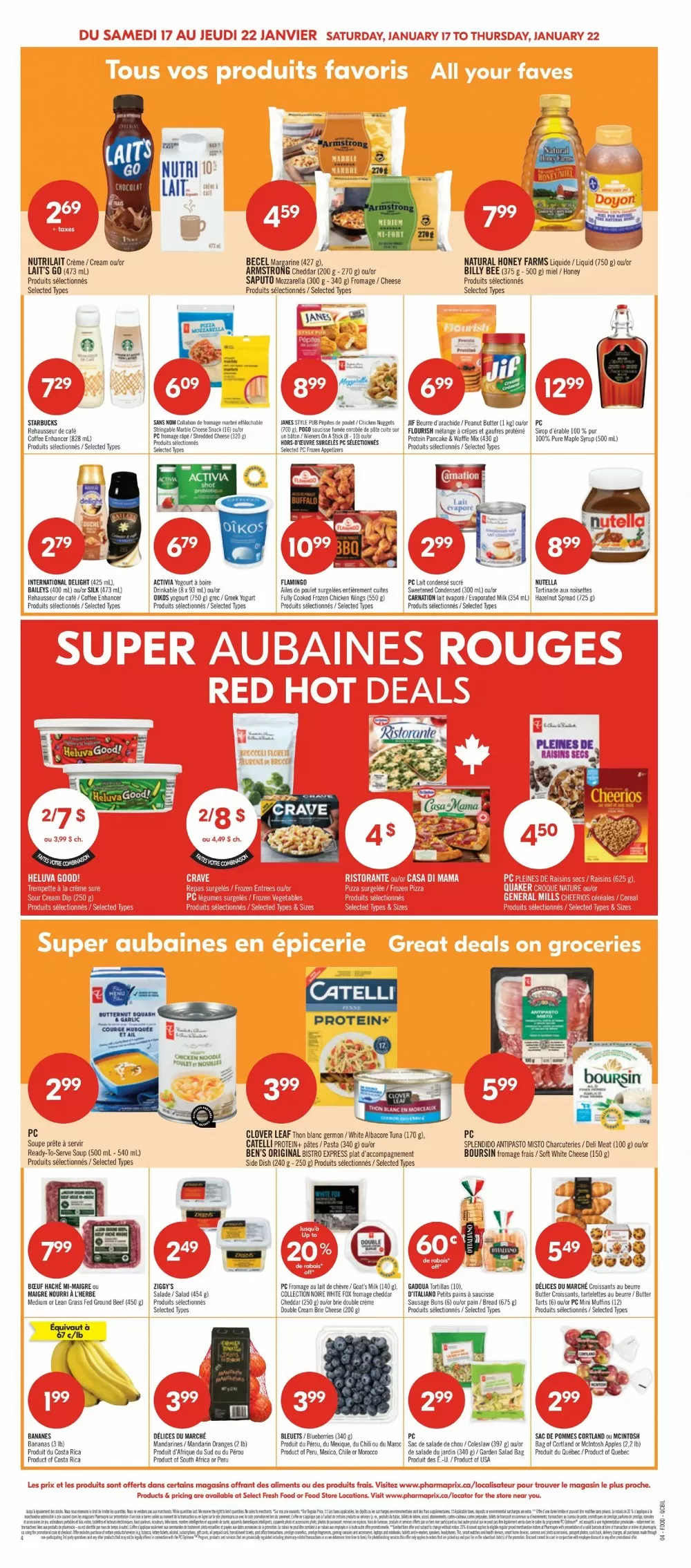 pharmaprix flyer january 17 22 7 57601221