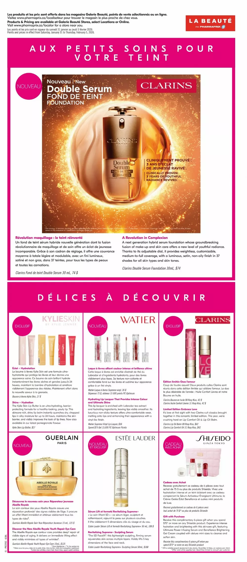 pharmaprix flyer january 31 feb 5 10