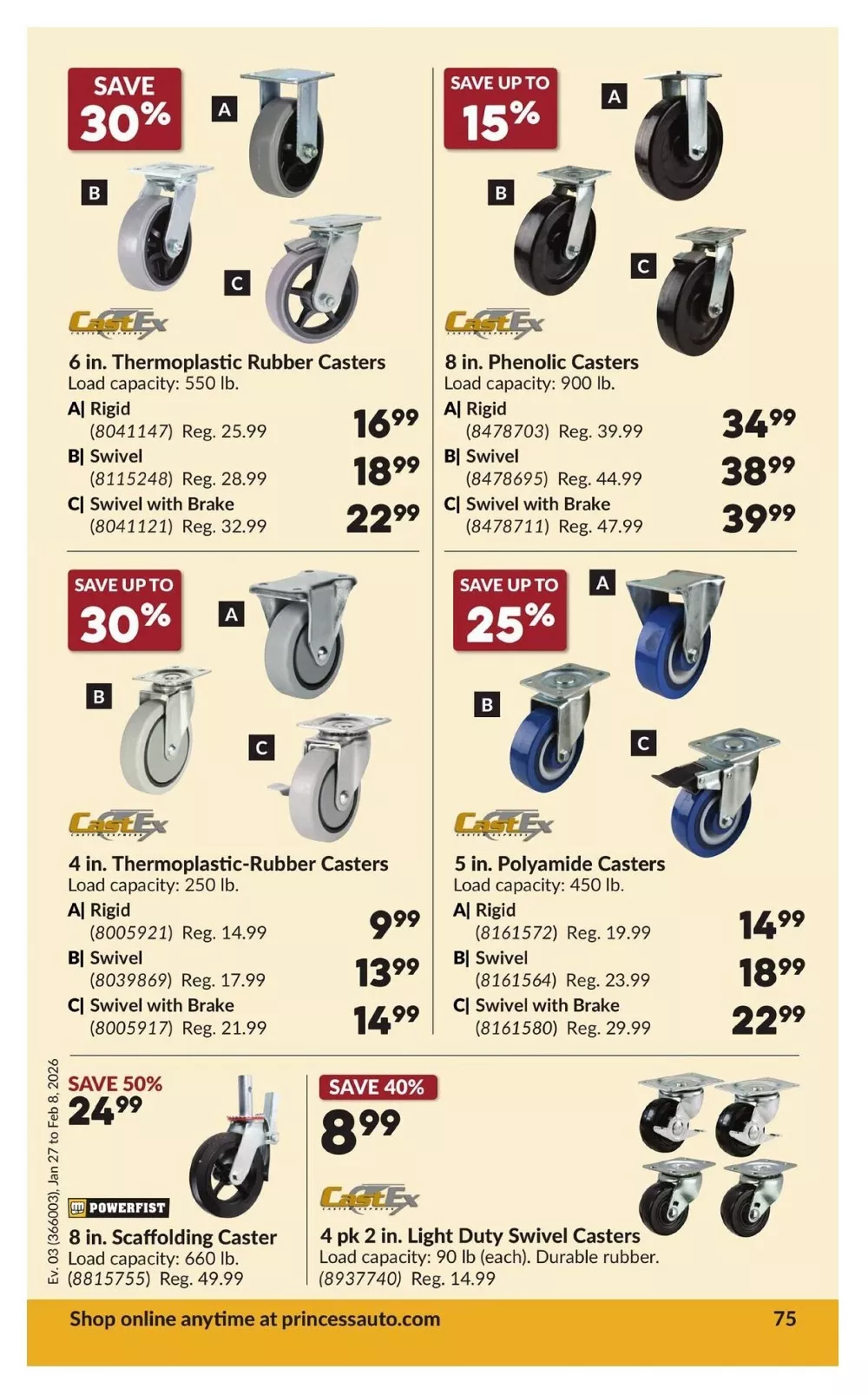 princess auto flyer january 27 feb 8 80 12912937