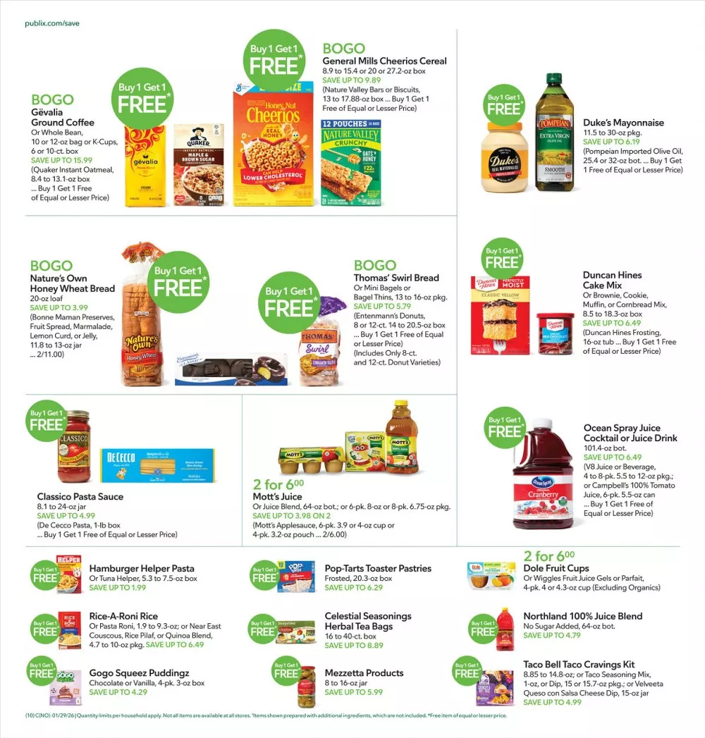 publix weekly ad jan 28 feb 3 10