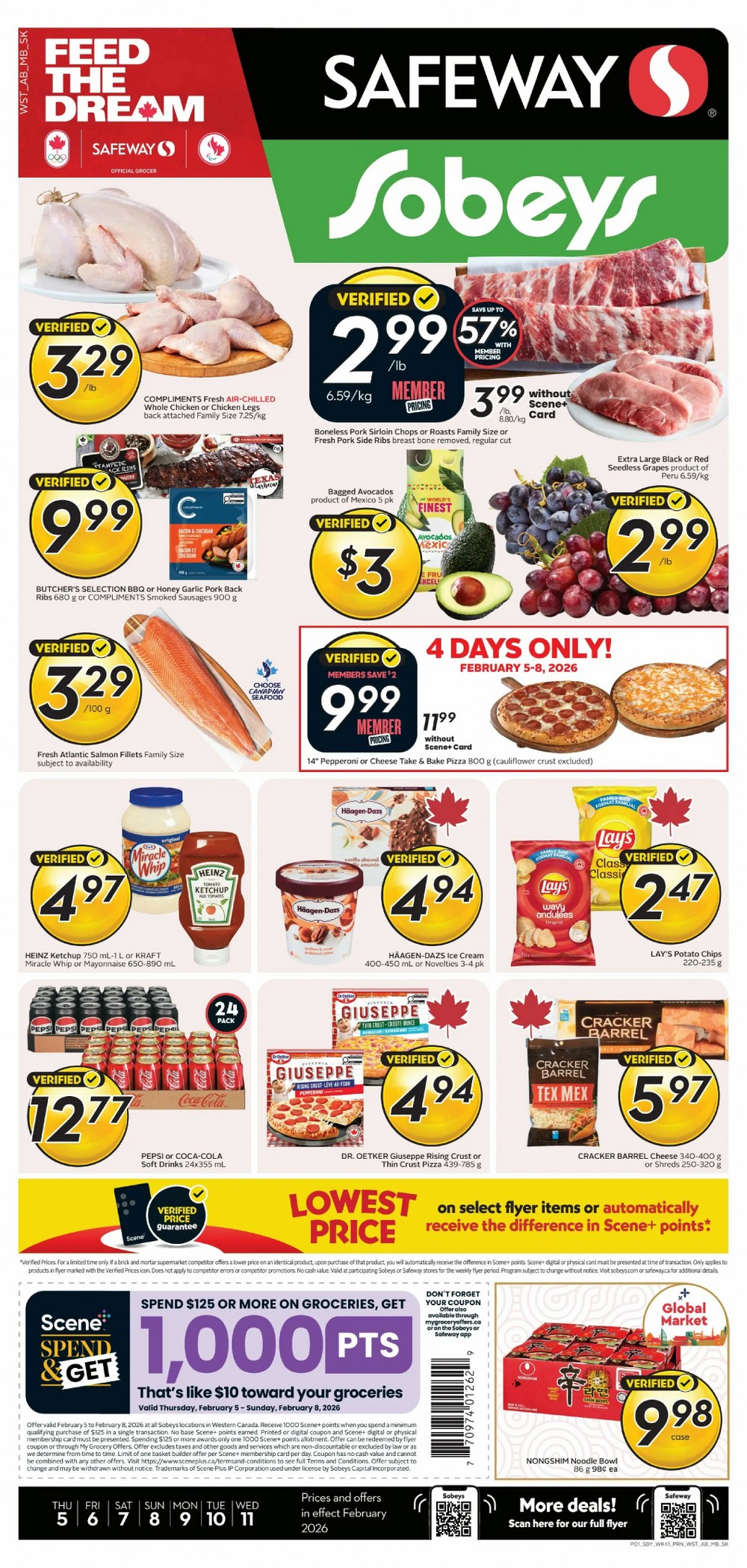 Sobeys Flyer West February 12 to February 18, 2026 1 safeway sobeys west flyer week-6