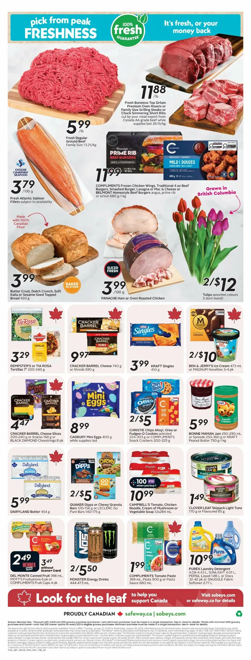 safeway sobeys flyer west january 22 28 4