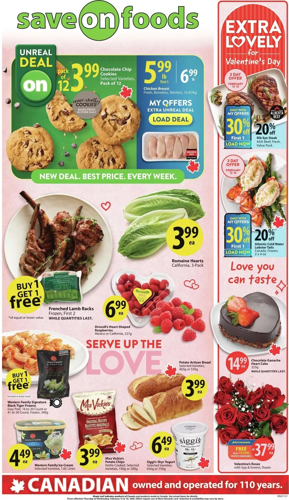 save on foods flyer february 12 18 1
