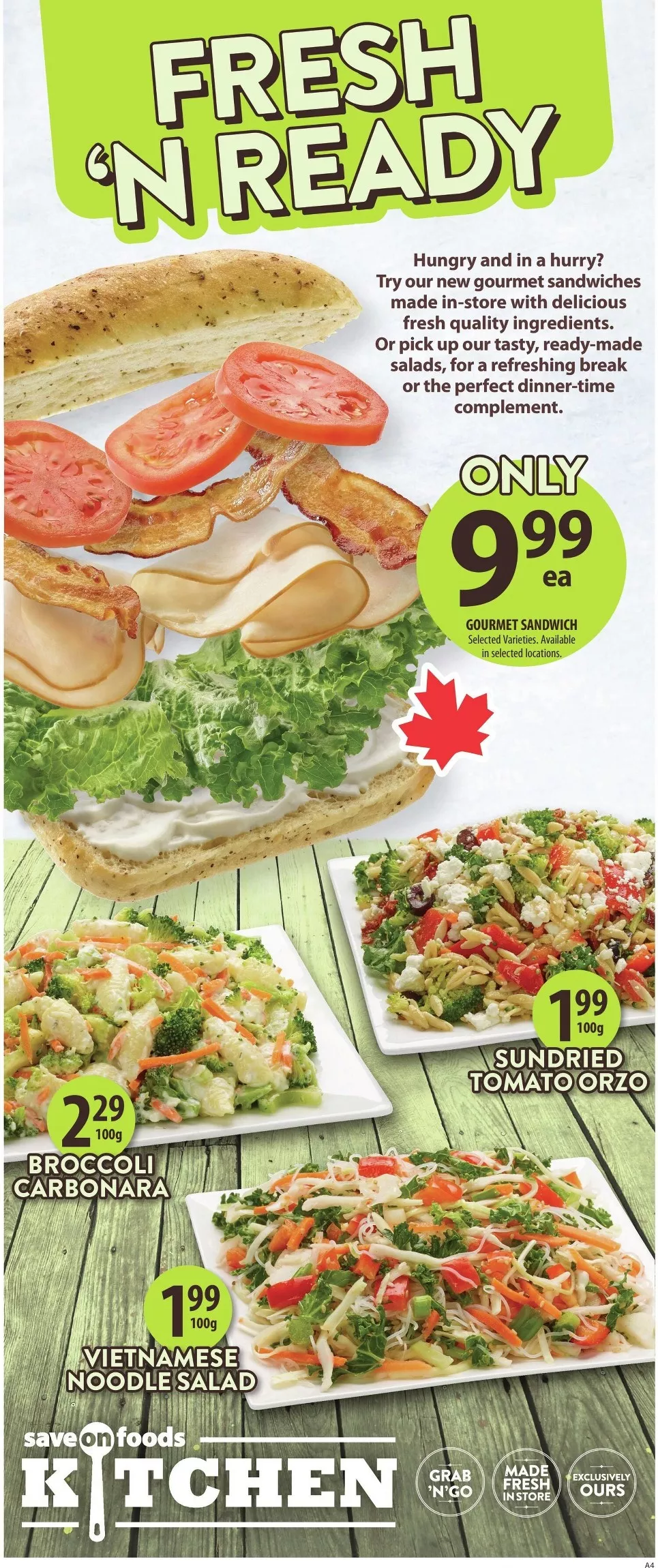 save on foods flyer january 22 28 9