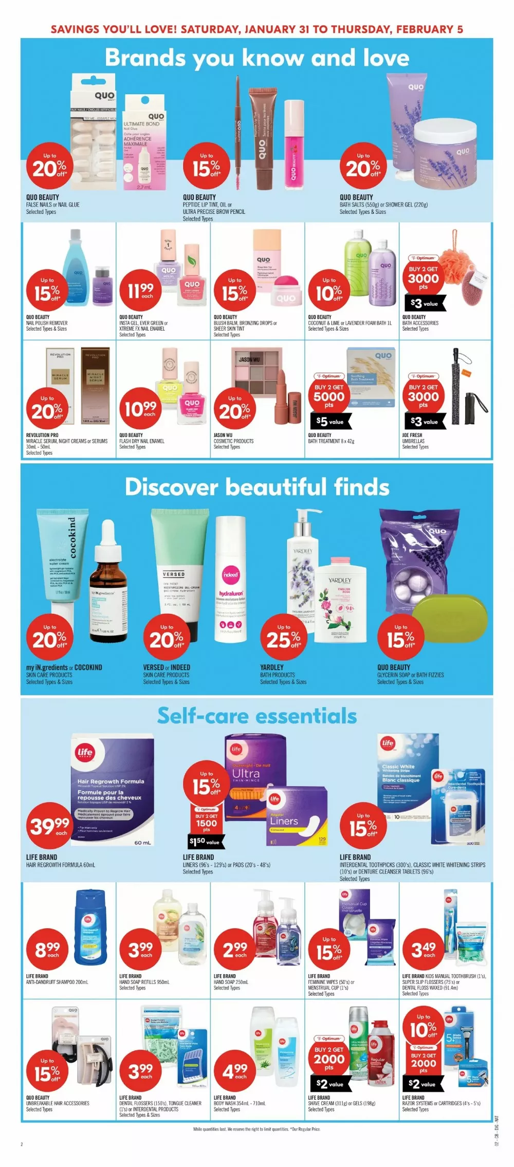 shoppers drug mart flyer jan 31 feb 5 17