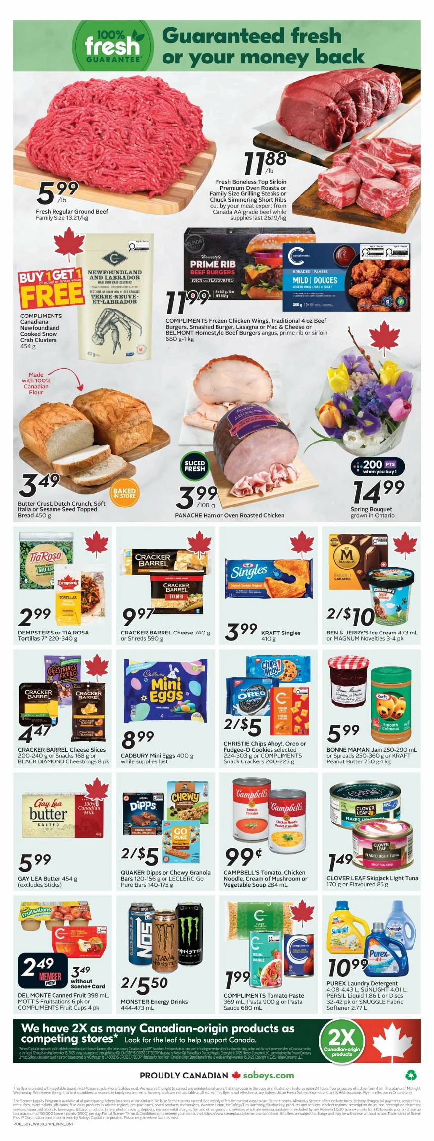 sobeys flyer on january 22 28 4 94489977