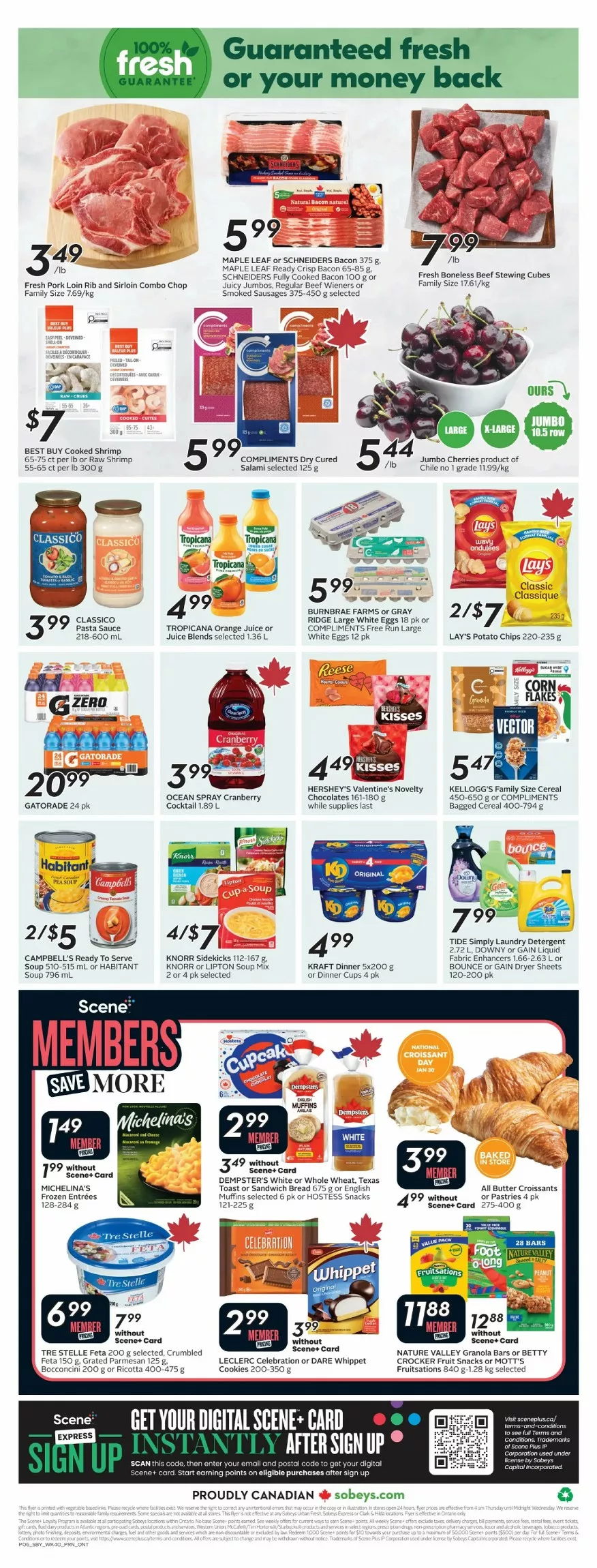 sobeys flyer on january 29 february 4 4 30295598