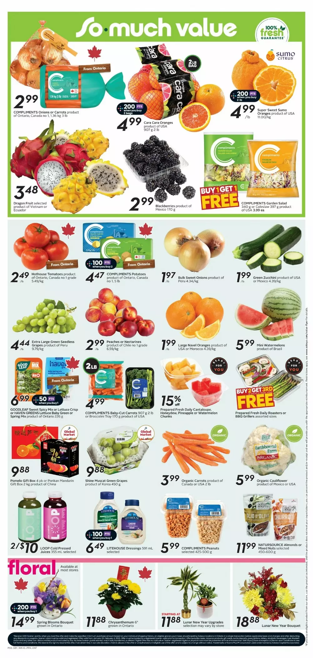 sobeys flyer on january 29 february 4 5 44196690