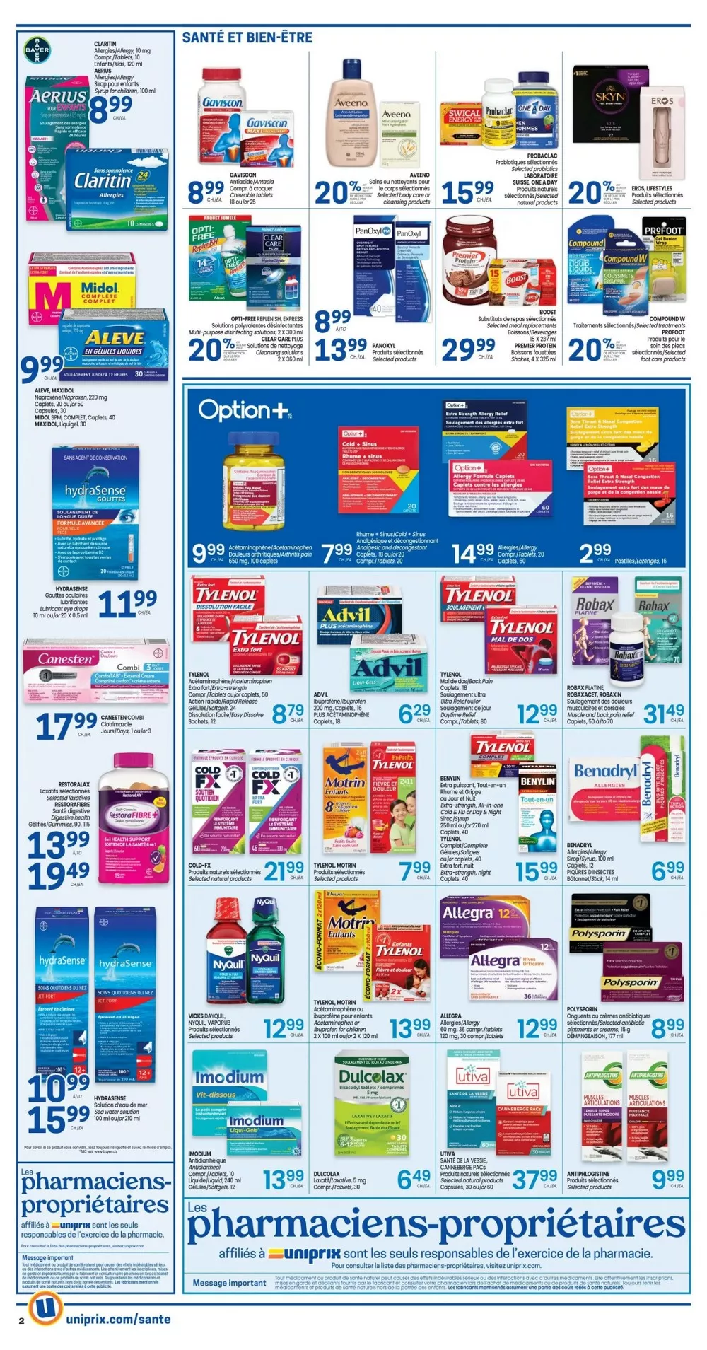 uniprix flyer jan 29 feb 4 4