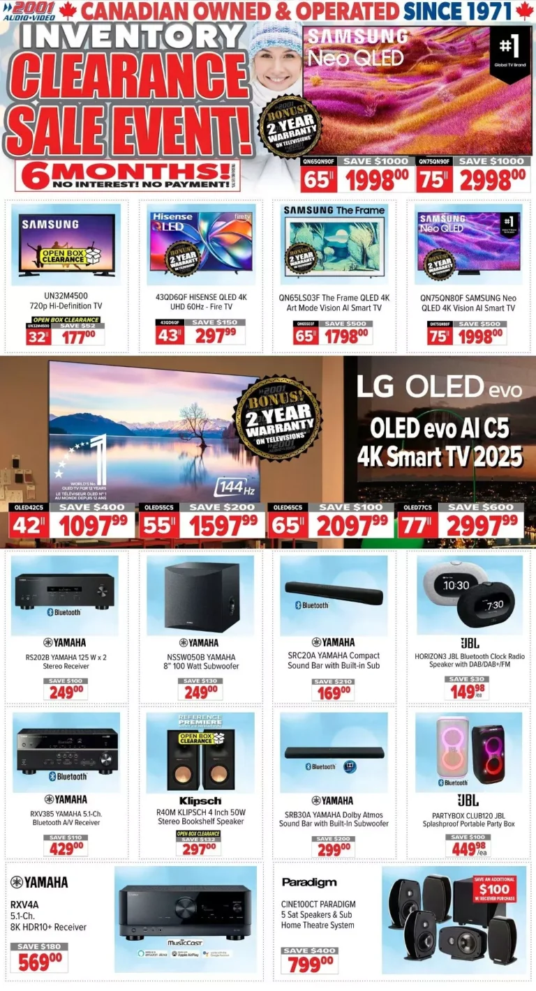 2001 audio video flyer week-9