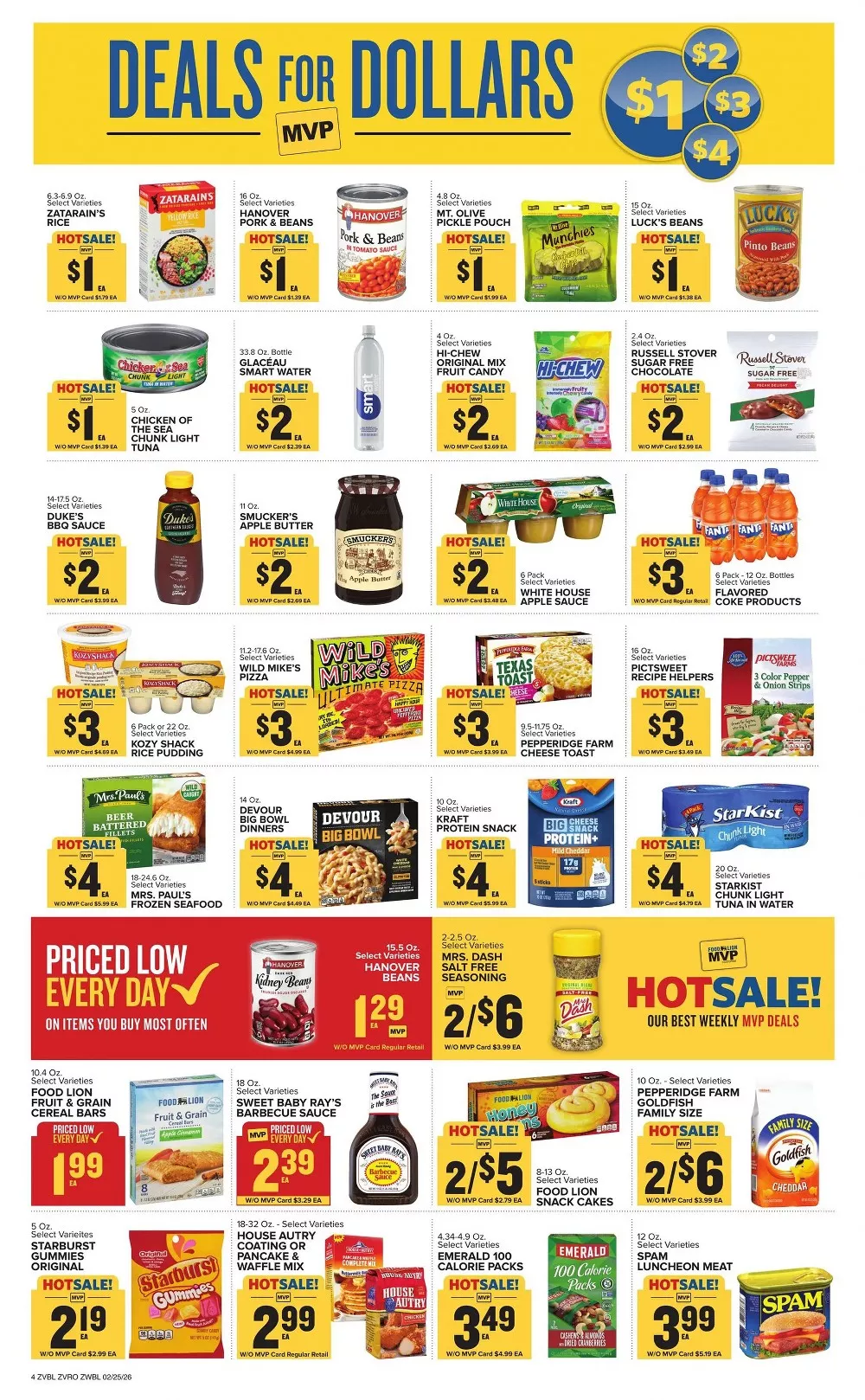food lion weekly ad february 25 march 3 5