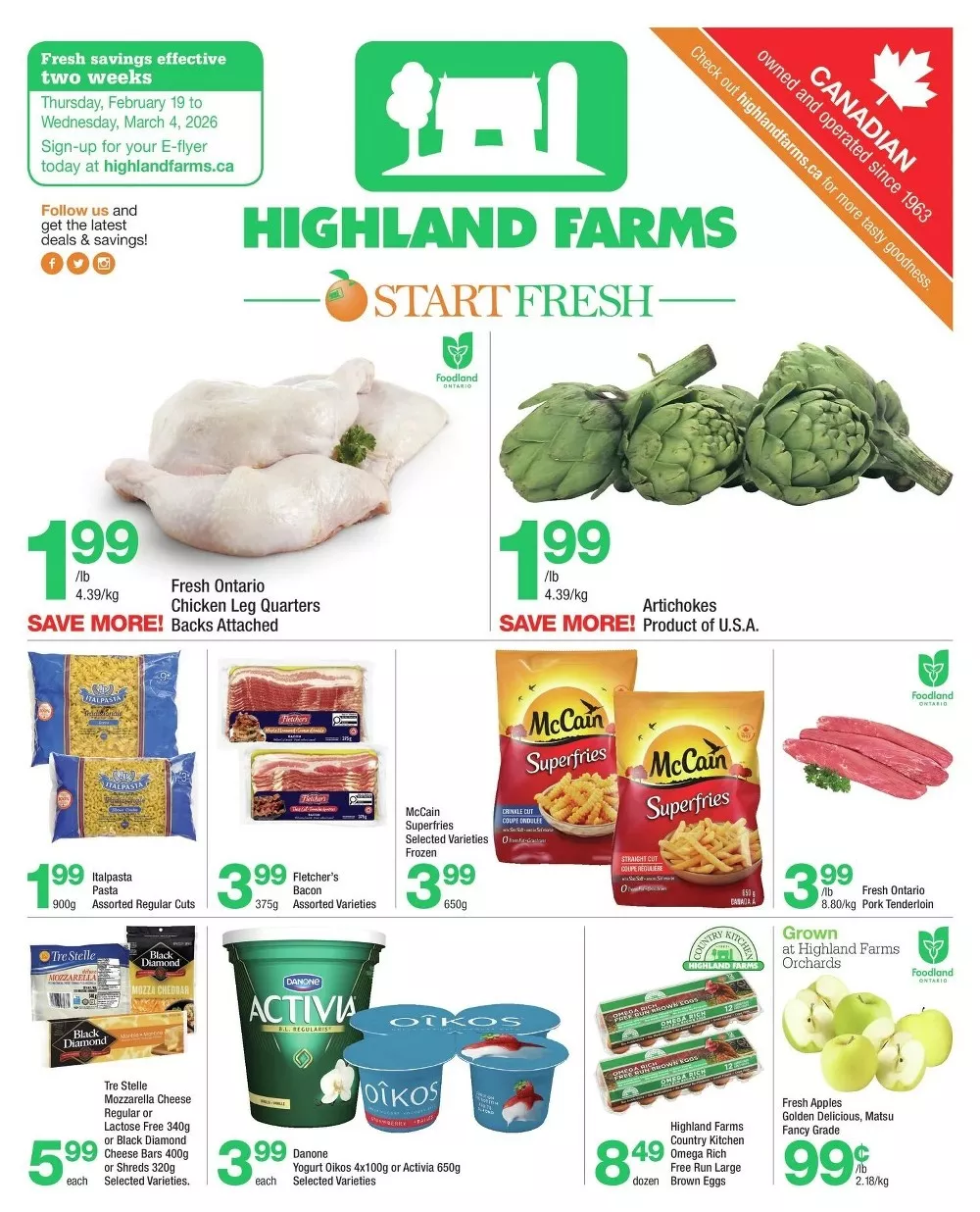 highland farms flyer week 8-9