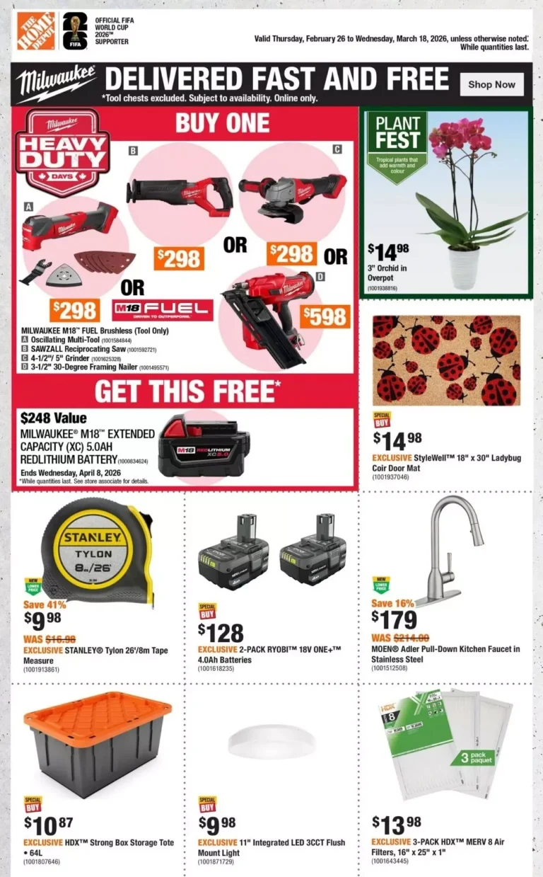 home depot flyer week 9-10-11