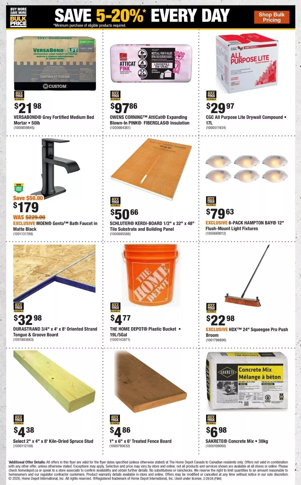 home depot flyer february 26 march 18 8
