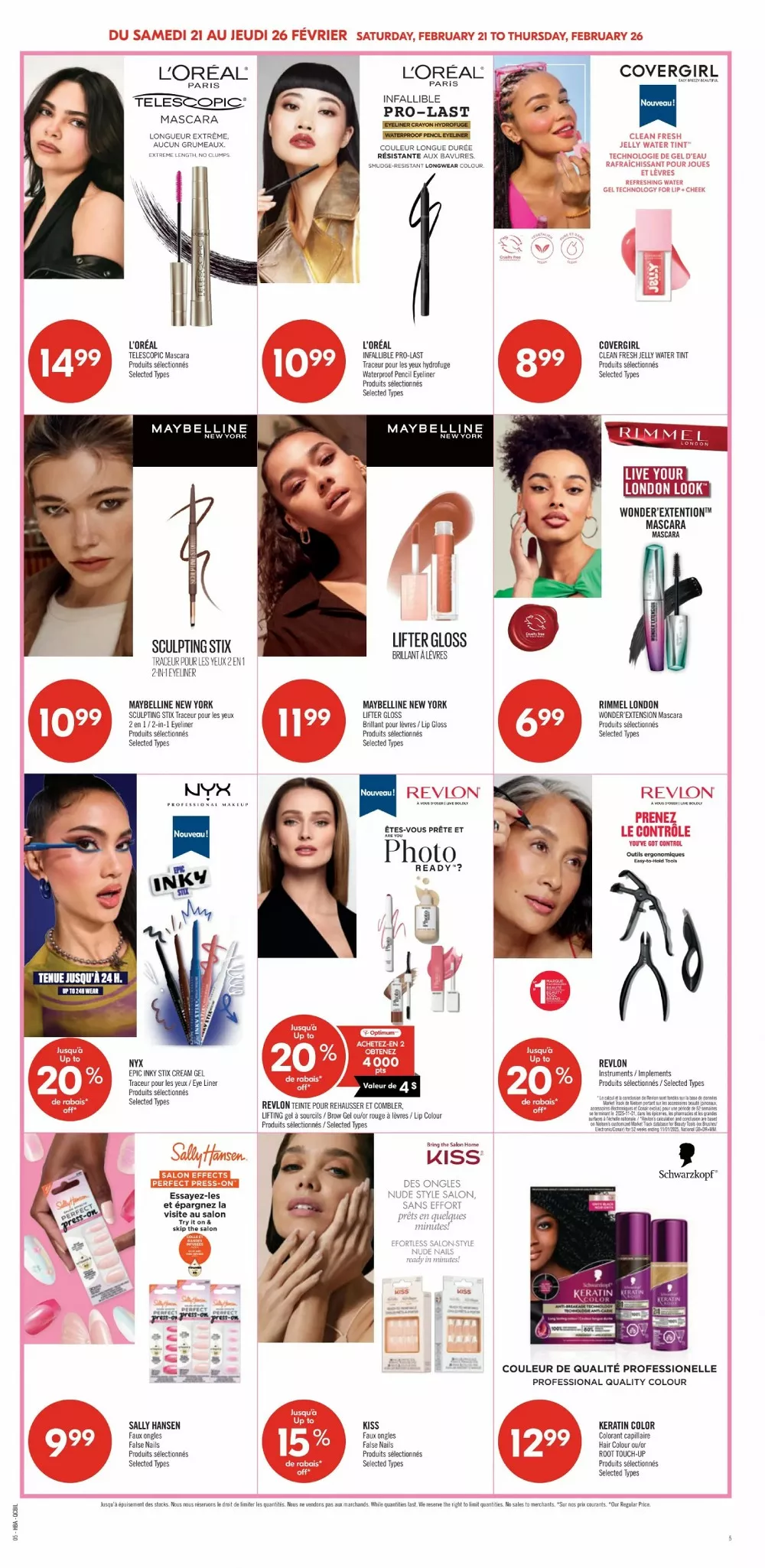 pharmaprix flyer february 21 26 15