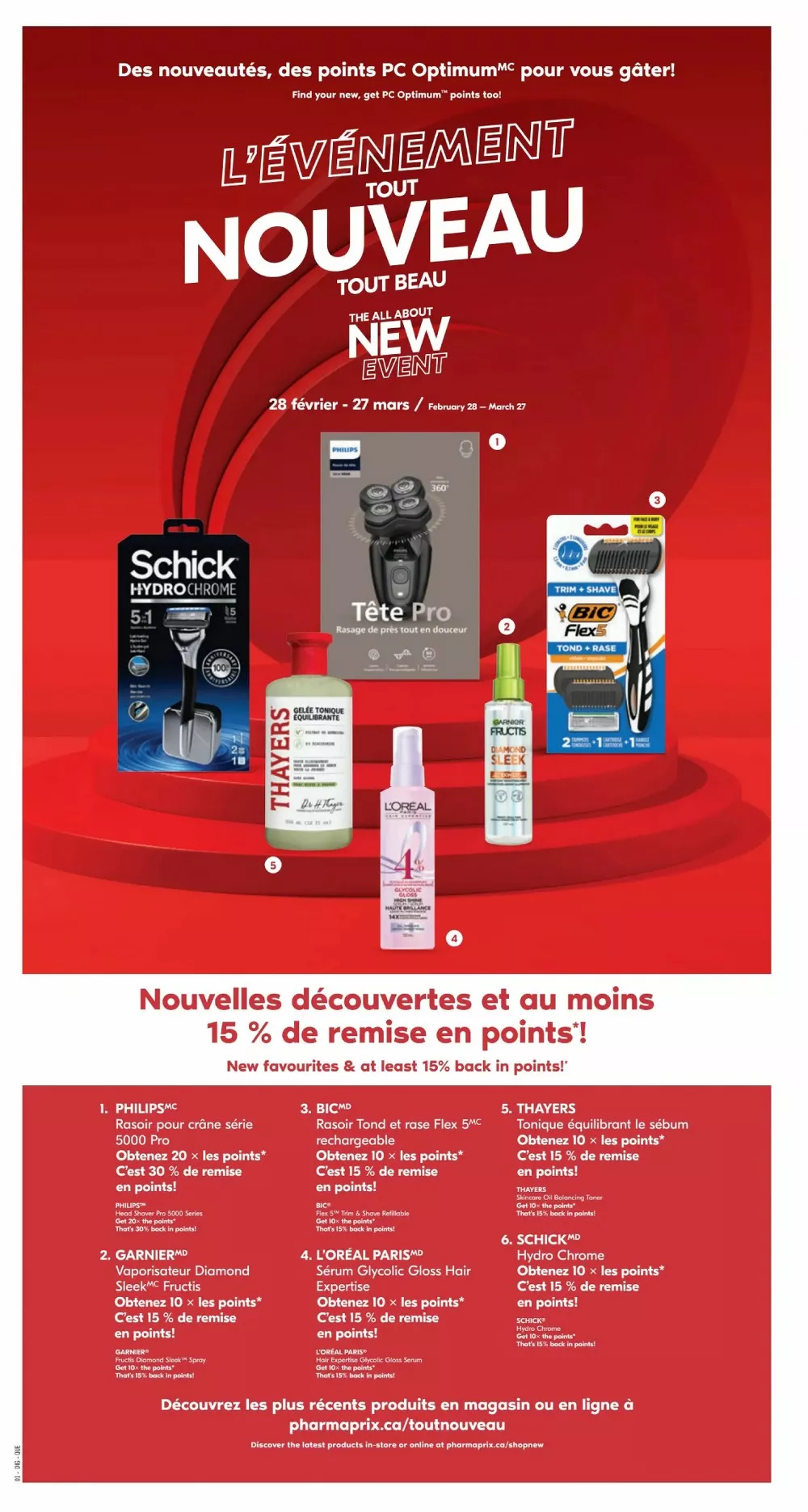 pharmaprix flyer february 28 march 5 19 76261971