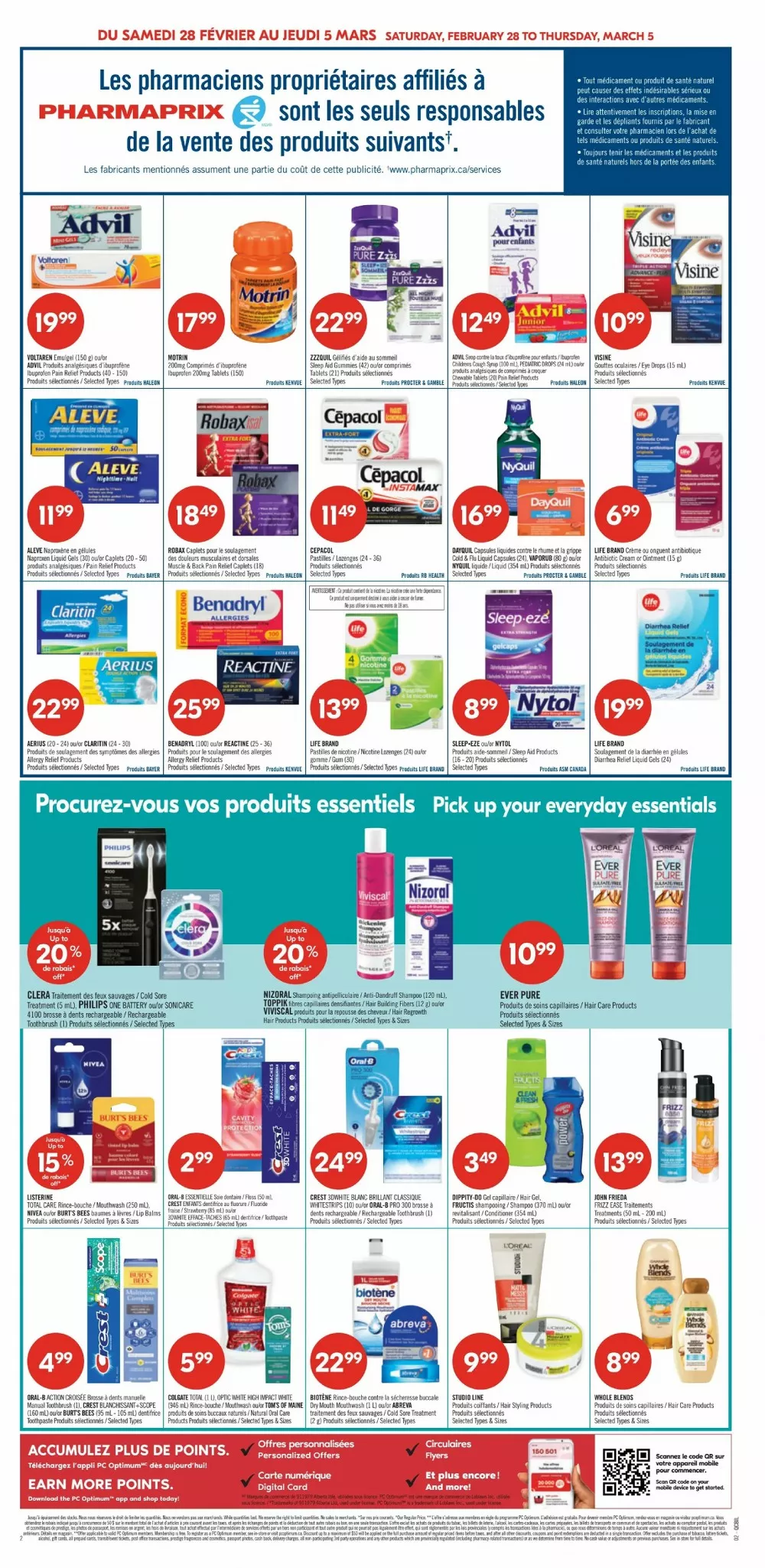 Pharmaprix Flyer New 28 February - 5 March, 2026 2 pharmaprix flyer february 28 march 5 6 33887723