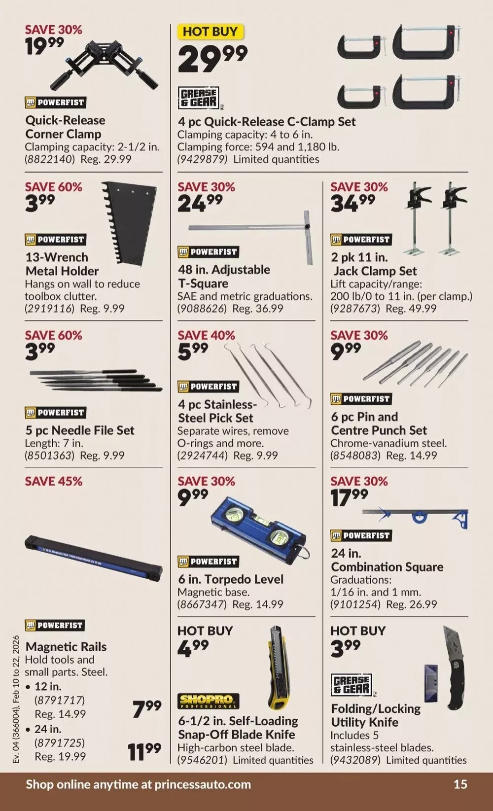 princess auto flyer feb 10 22 19