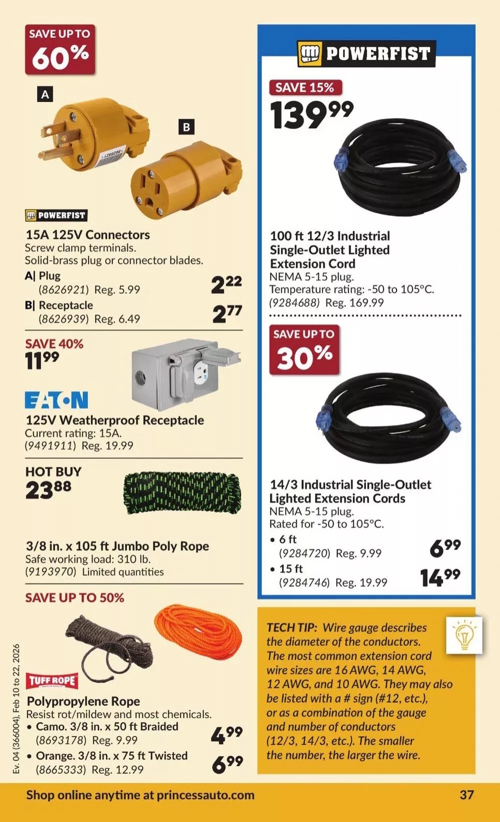 princess auto flyer feb 10 22 41