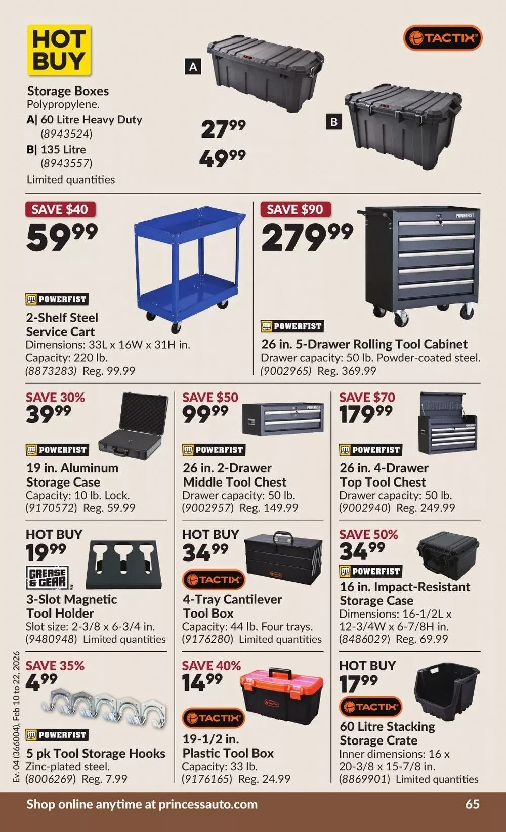 princess auto flyer feb 10 22 69